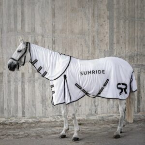 虫除け馬着 ネックパート付き ホワイト Sunride