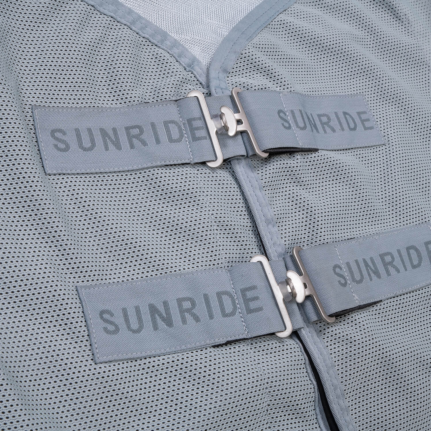 虫除け馬着 UVカット ライトグレー ネックパート付き Sunride - 画像 (2)